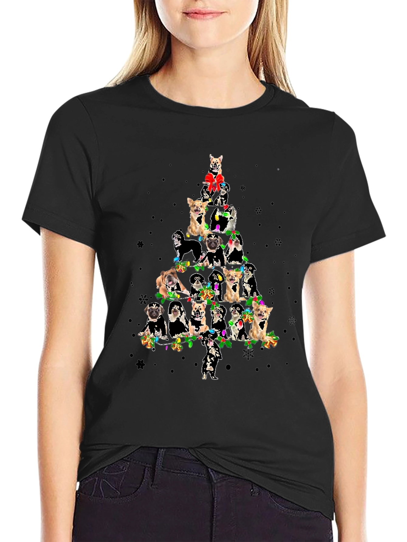 Dog Christmas Tree T-Shirt