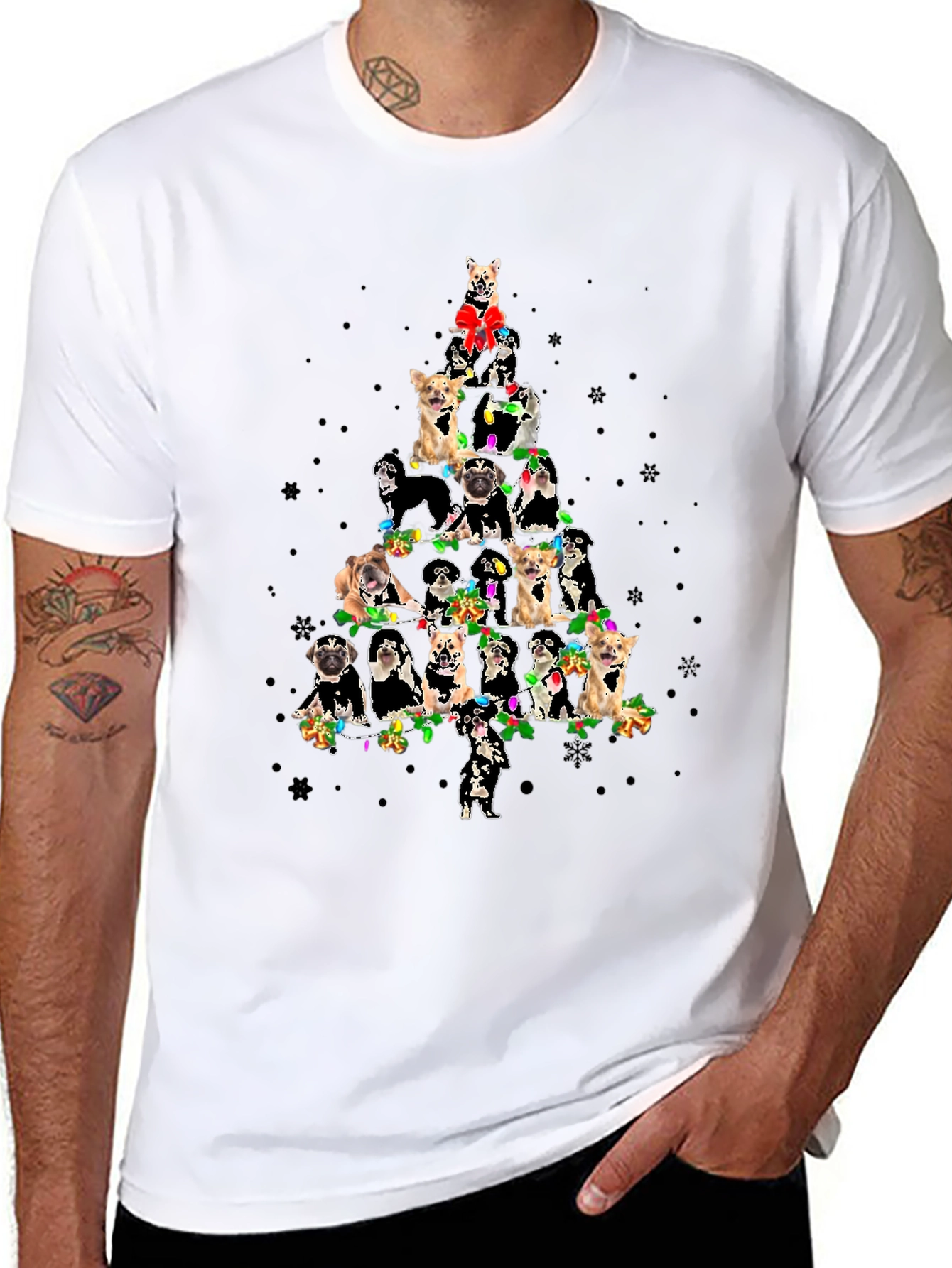 Dog Christmas Tree T-Shirt