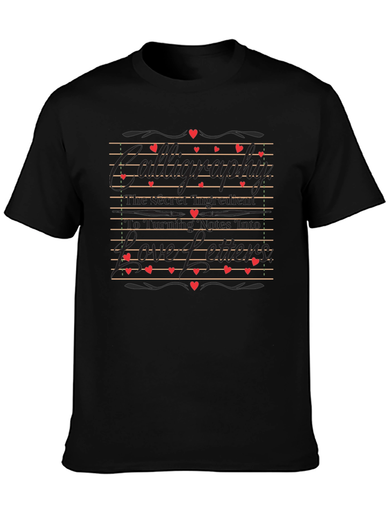 Romantic Love Letter Graphic Tee