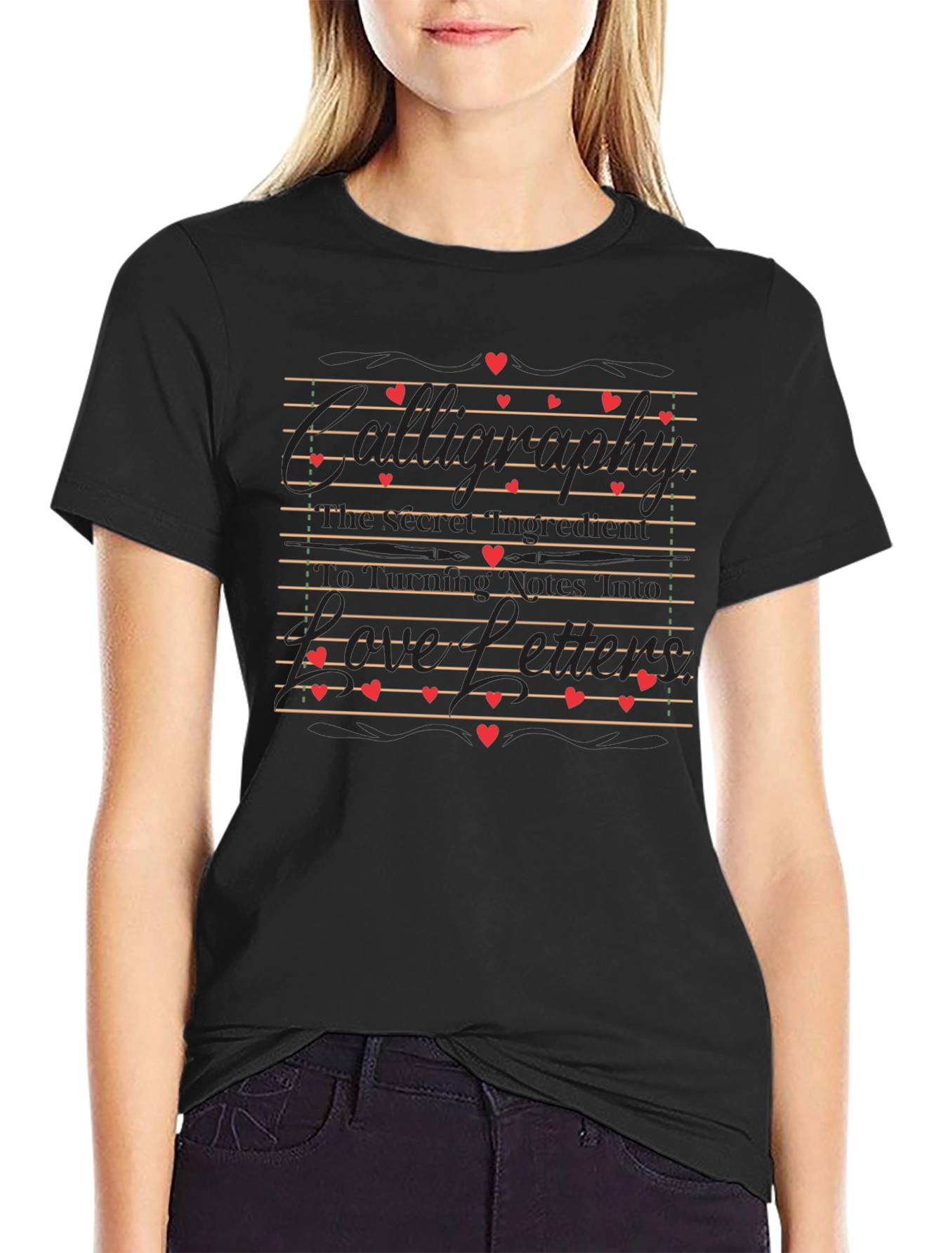Romantic Love Letter Graphic Tee