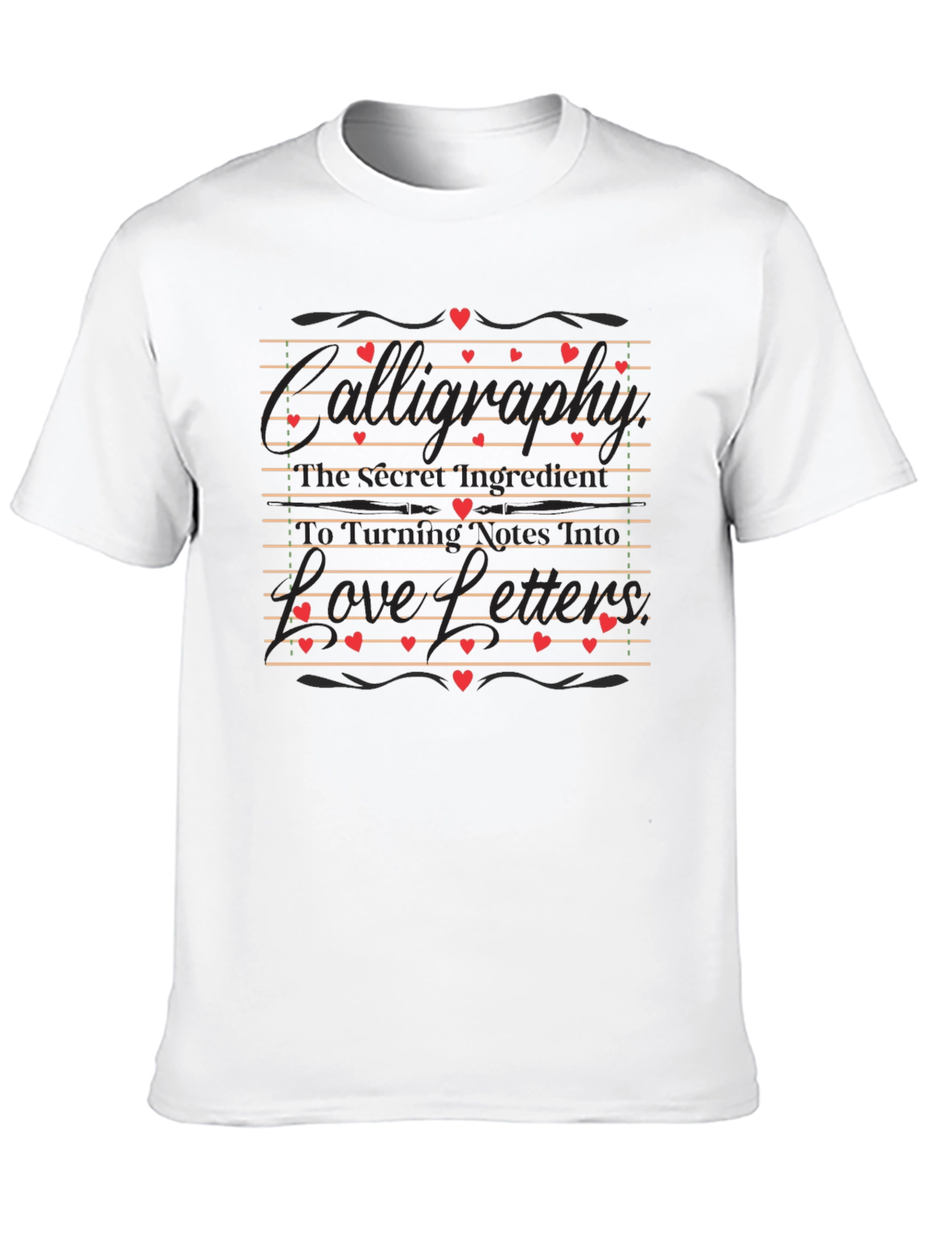 Romantic Love Letter Graphic Tee