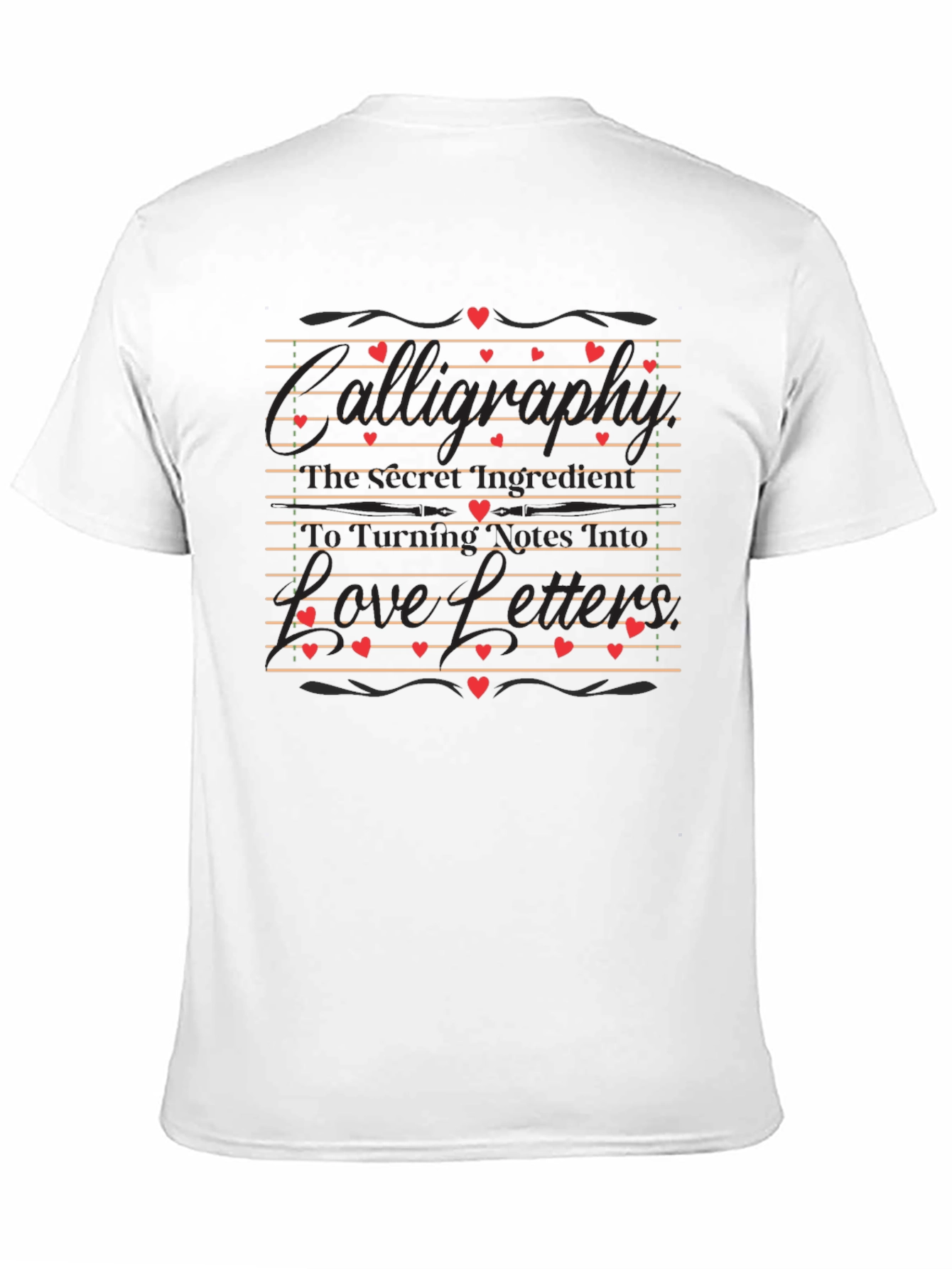 Romantic Love Letter Graphic Tee