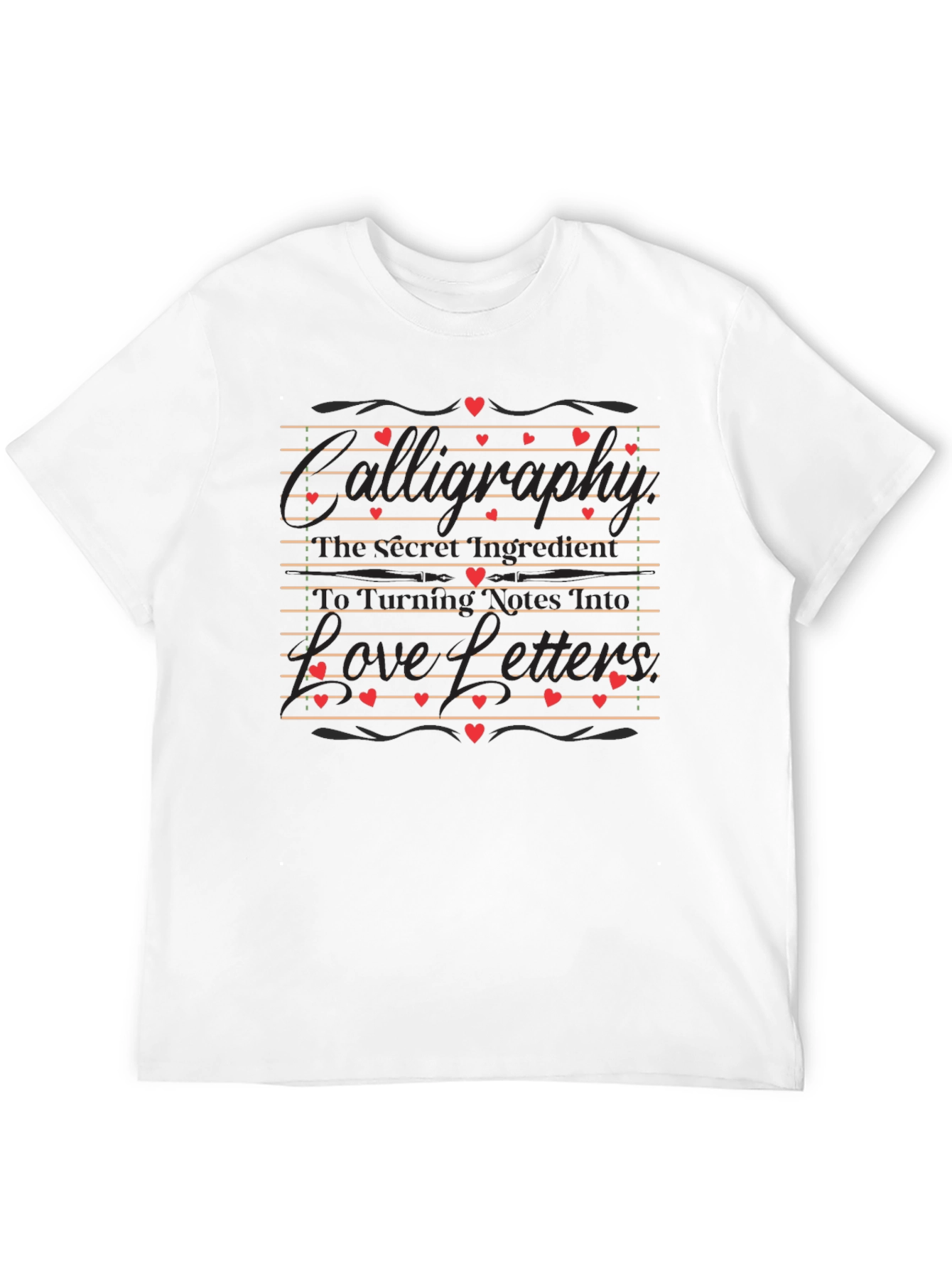 Romantic Love Letter Graphic Tee