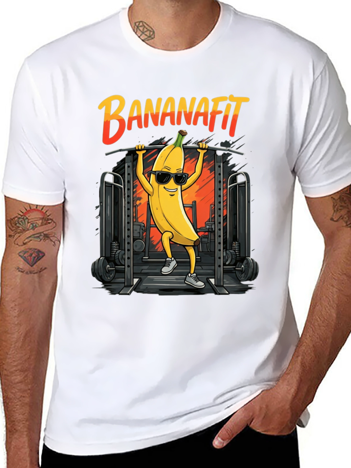Bananafit Graphic T-Shirt - Workout Banana!