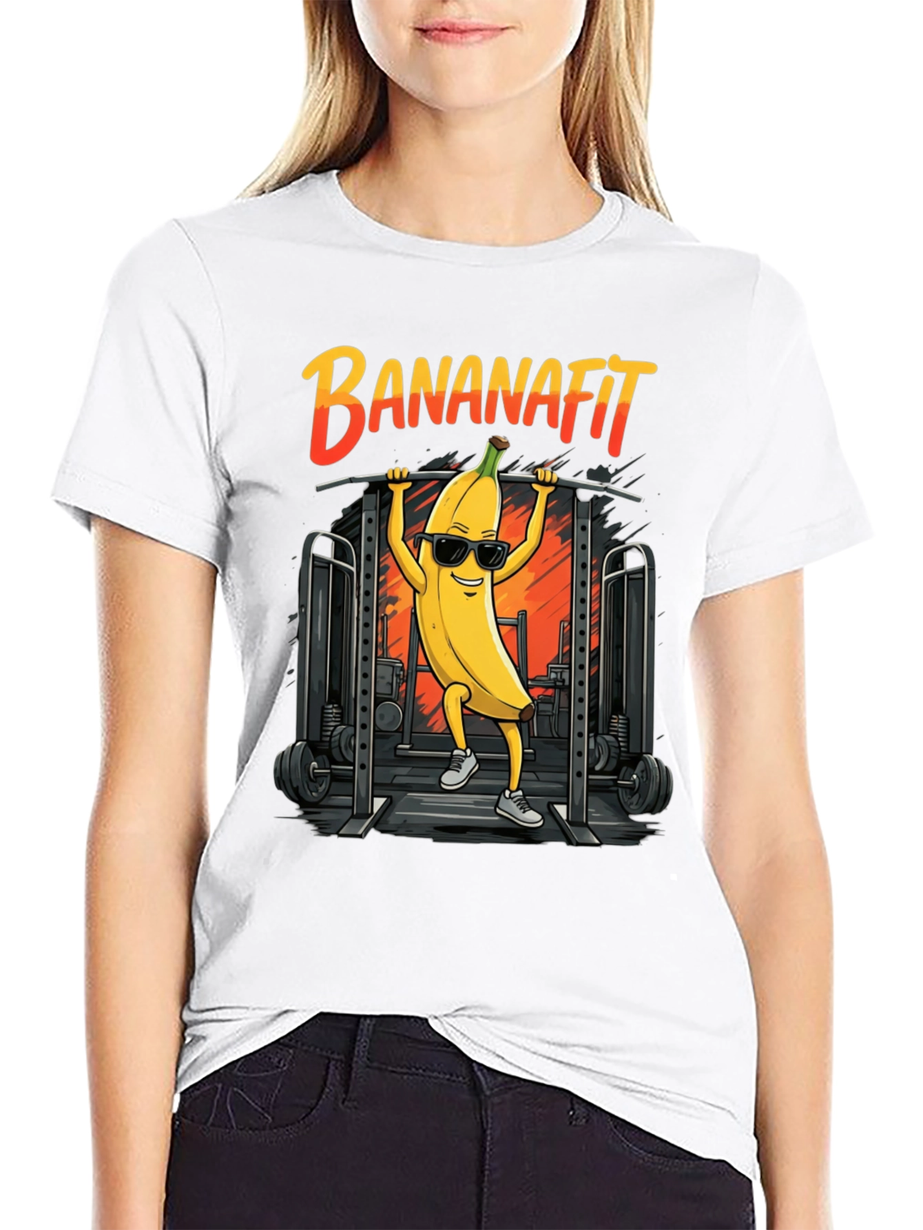 Bananafit Graphic T-Shirt - Workout Banana!