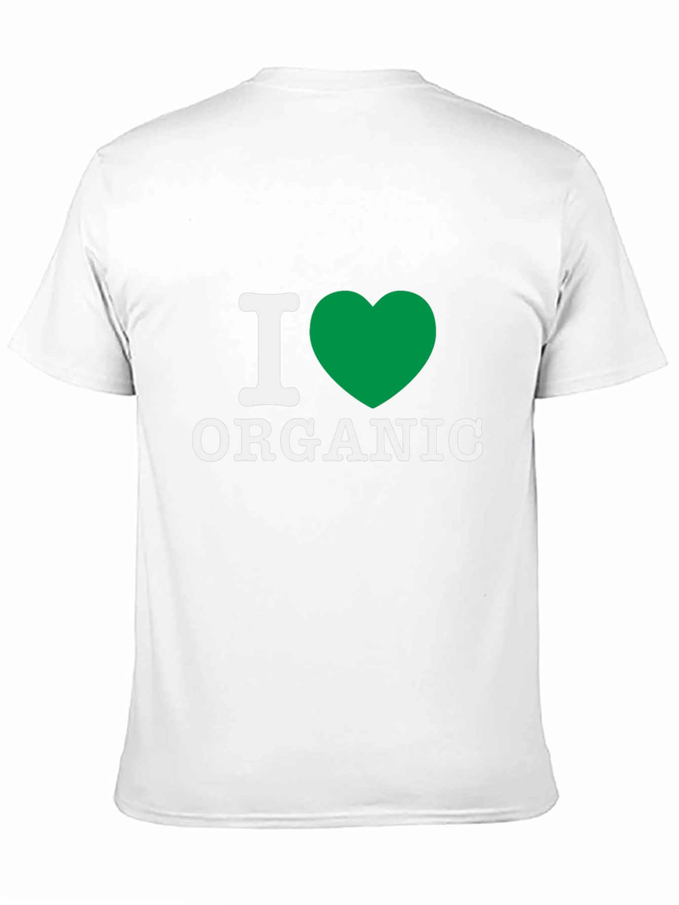 I Heart Organic Graphic T-Shirt - Eco Friendly