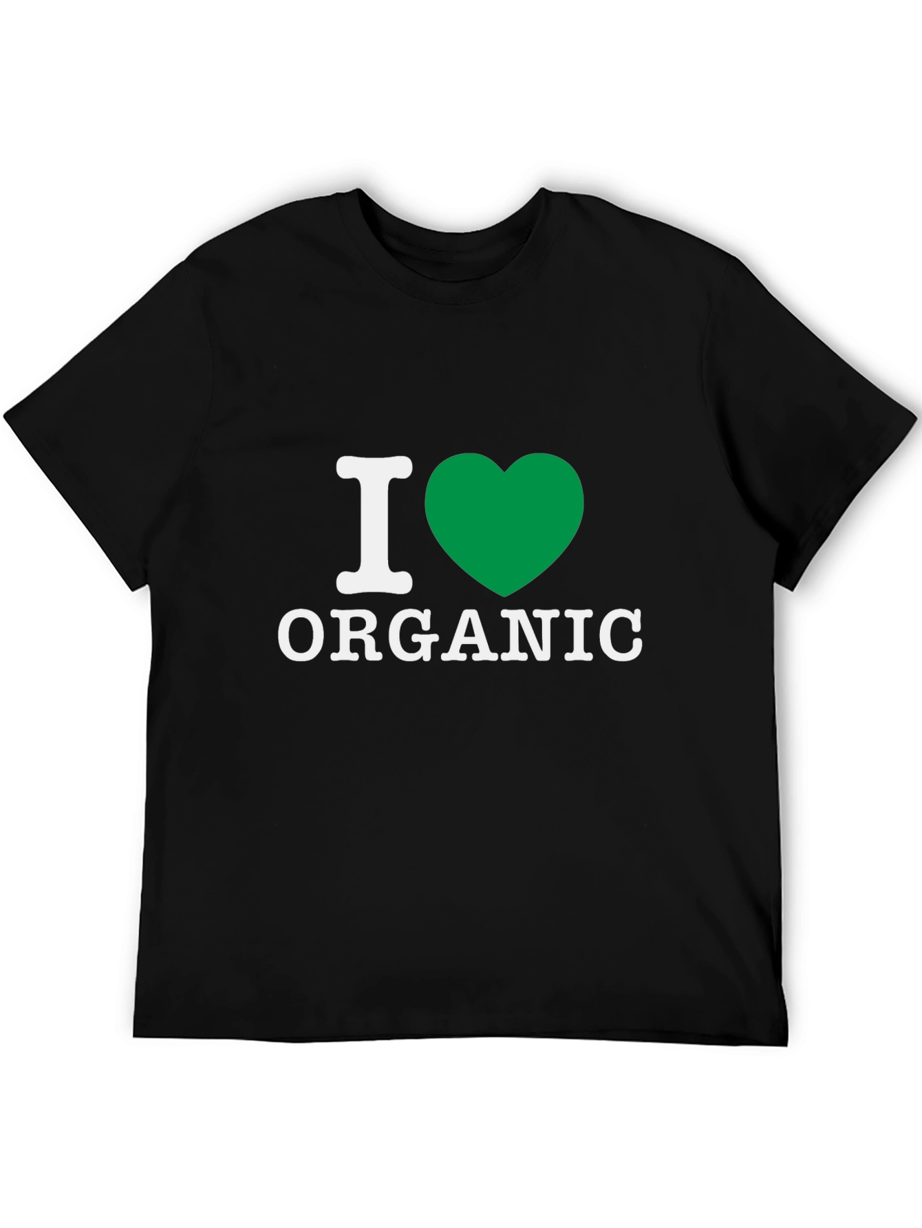 I Heart Organic Graphic T-Shirt - Eco Friendly