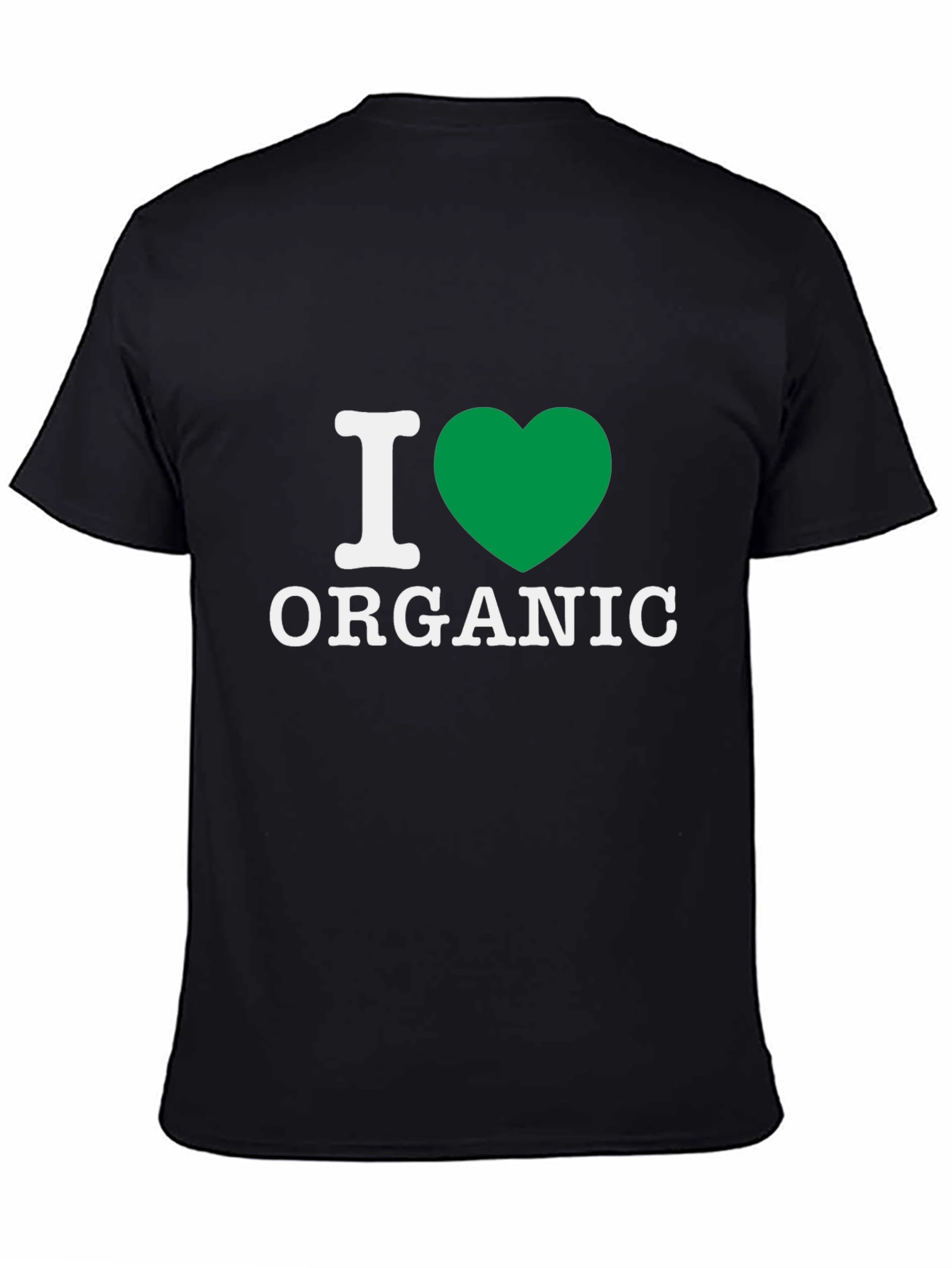 I Heart Organic Graphic T-Shirt - Eco Friendly