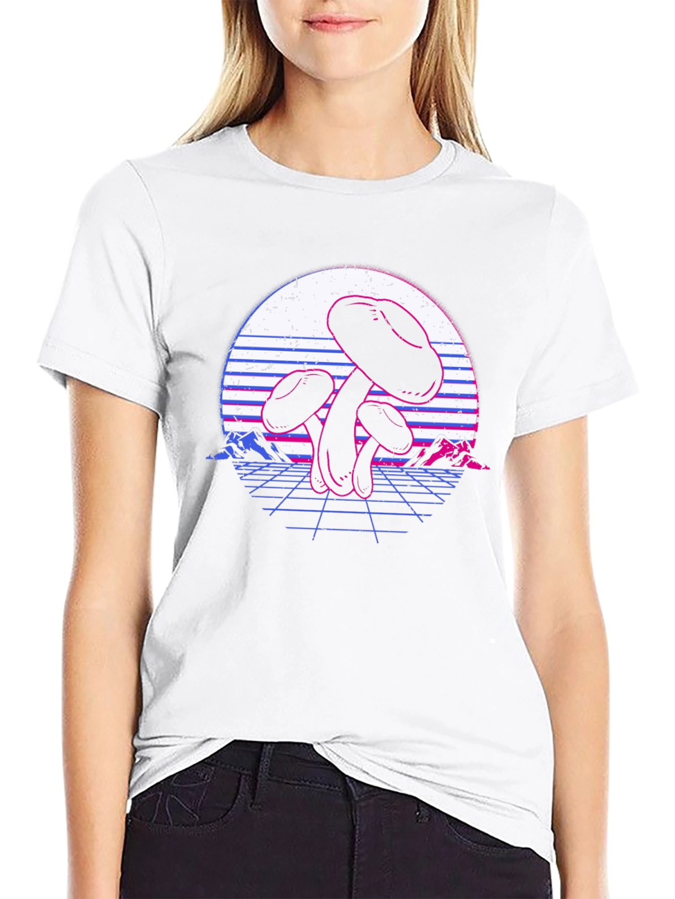 Retro Mushroom Graphic Tee