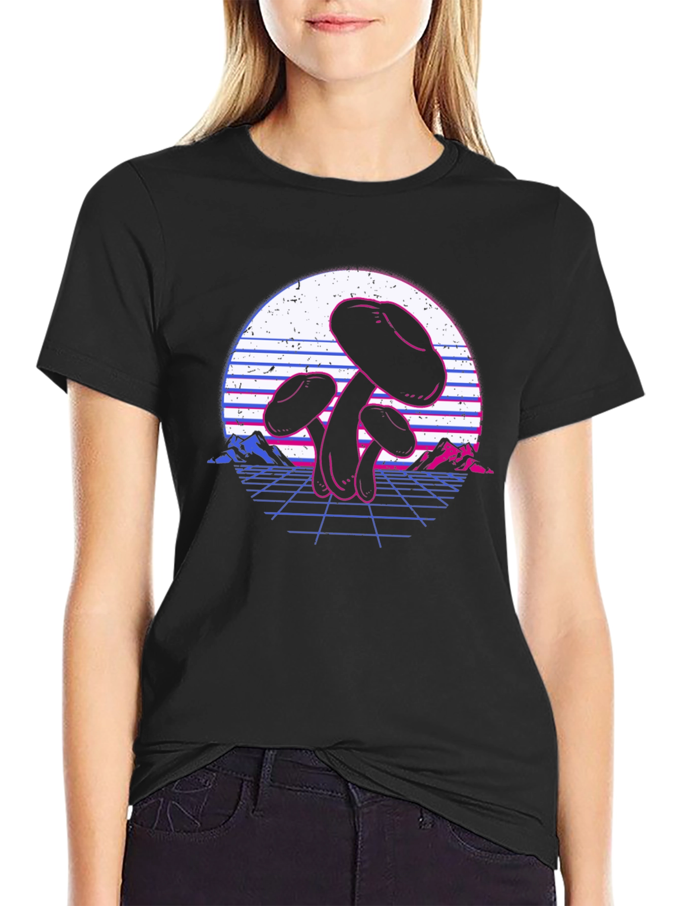 Retro Mushroom Graphic Tee