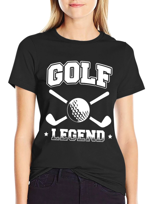 Golf Legend Black T-Shirt