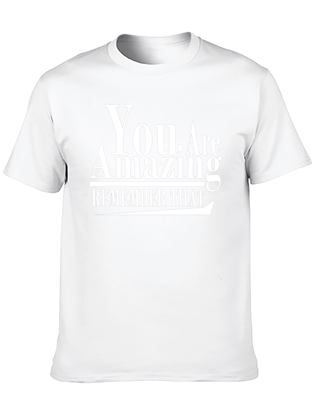 You Are Amazing T-Shirt - Inspirational Black Tee