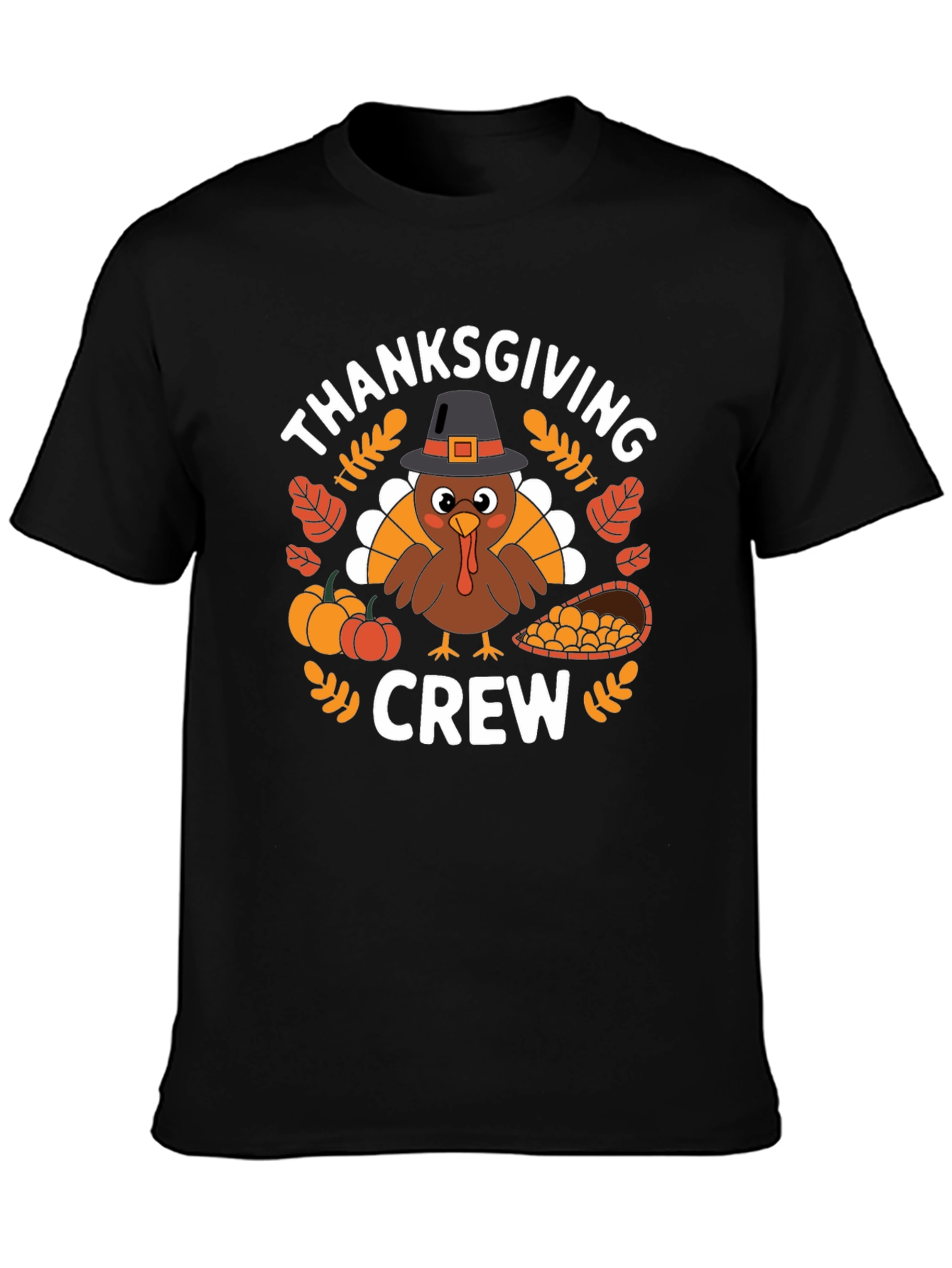 Thanksgiving Crew Graphic T-Shirt