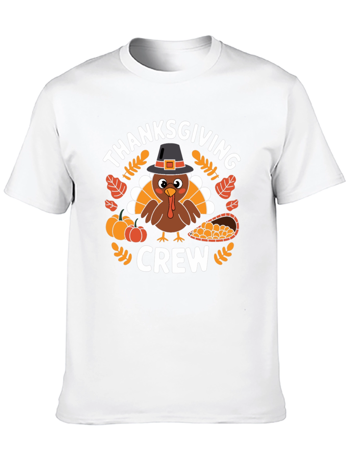 Thanksgiving Crew Graphic T-Shirt
