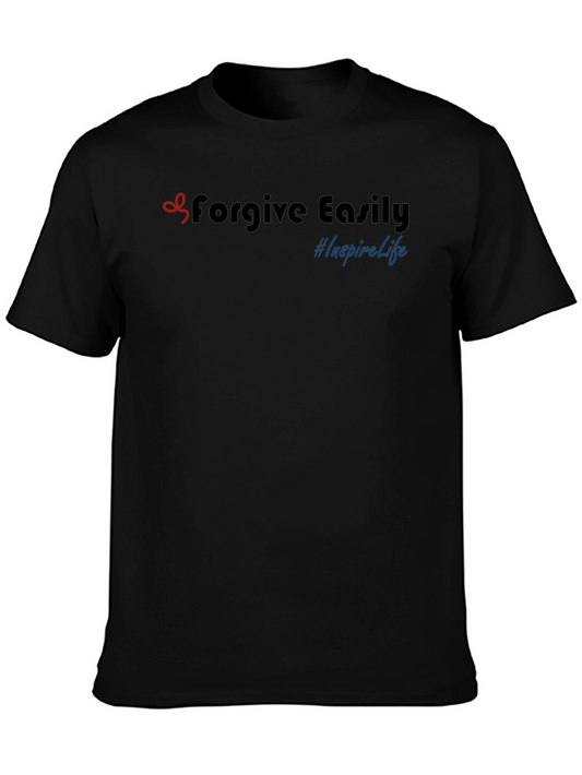 Forgive Easily Inspire Life Black Tee