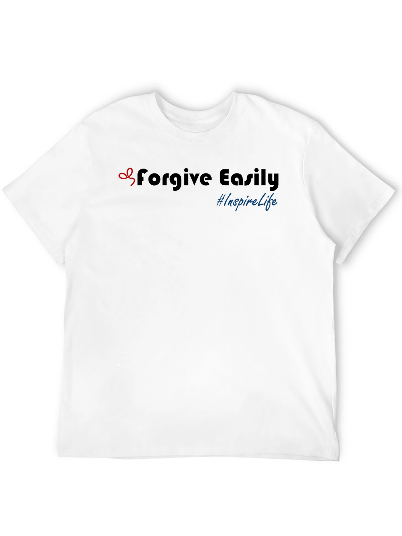 Forgive Easily Inspire Life Black Tee