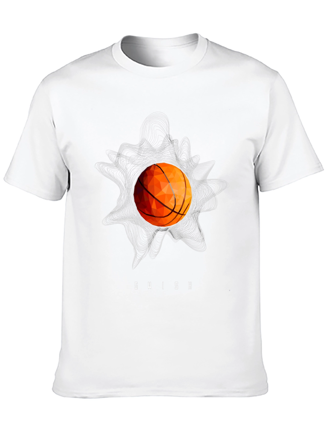 Swish Basketball Graphic T-Shirt
