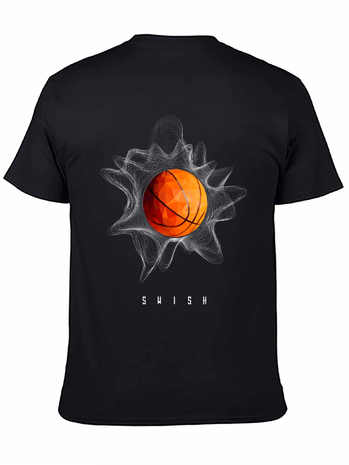 Swish Basketball Graphic T-Shirt