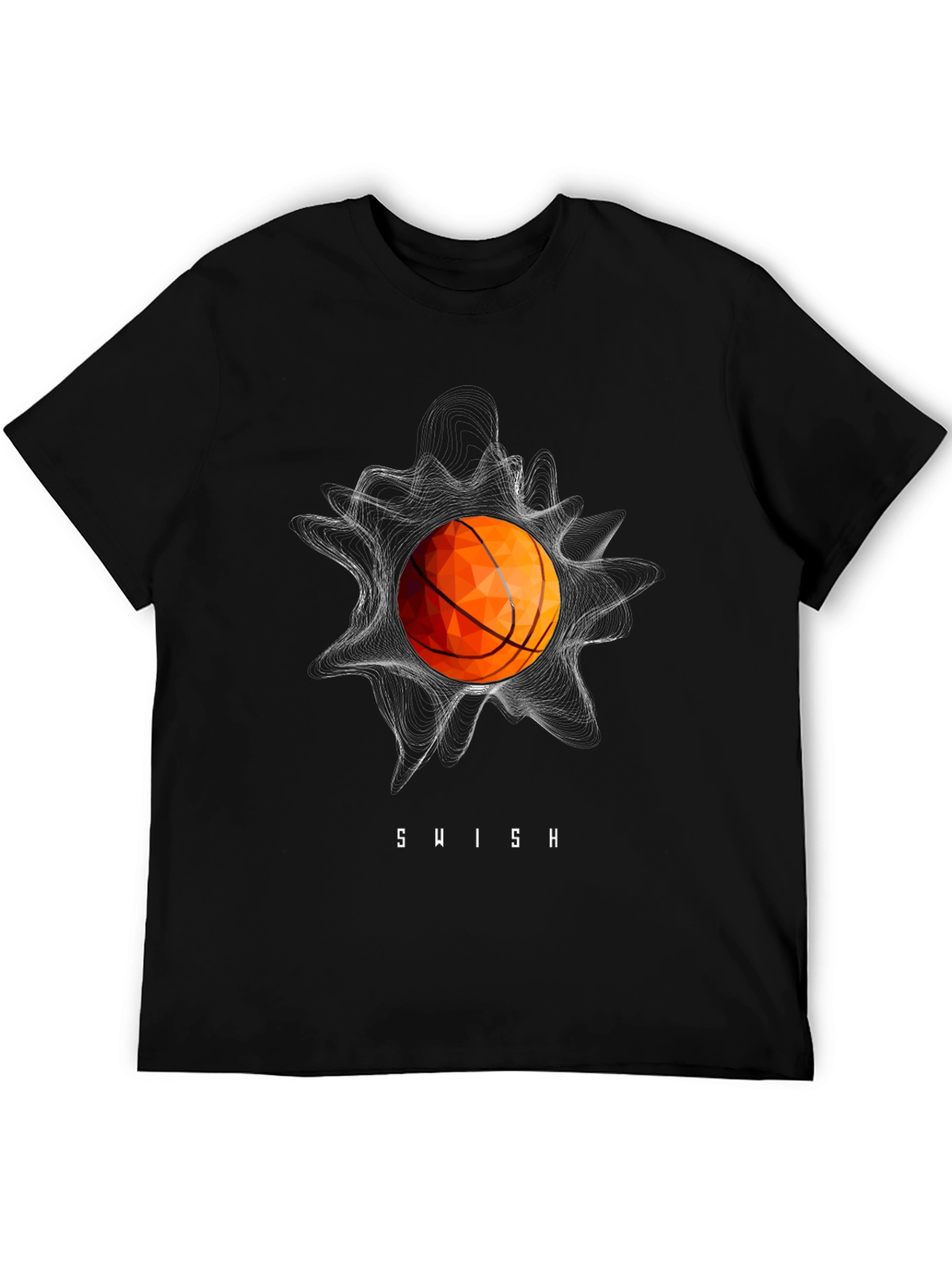 Swish Basketball Graphic T-Shirt
