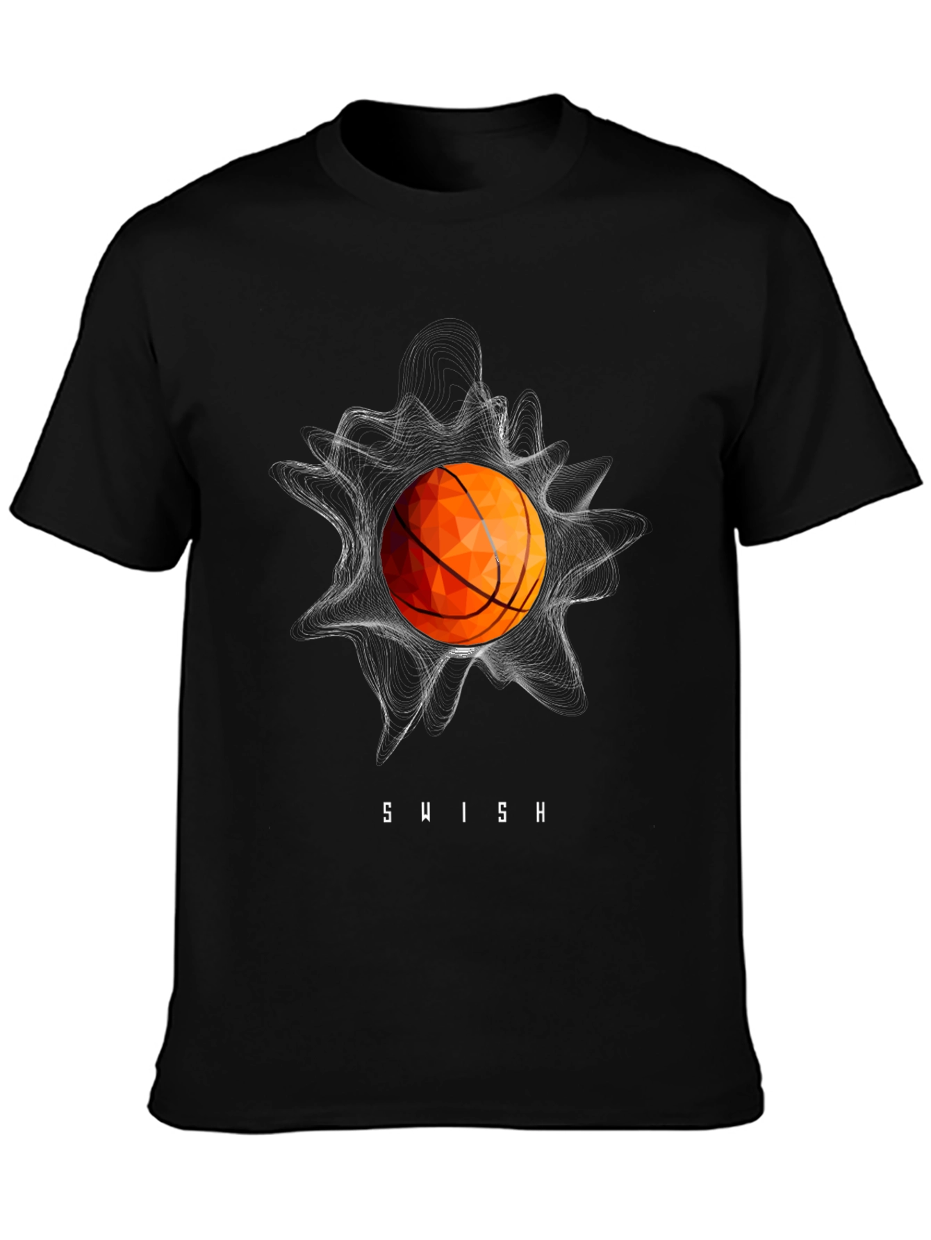 Swish Basketball Graphic T-Shirt