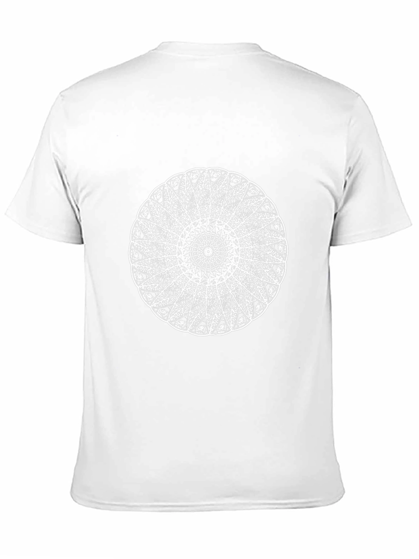 Geometric Mandala Black T-Shirt