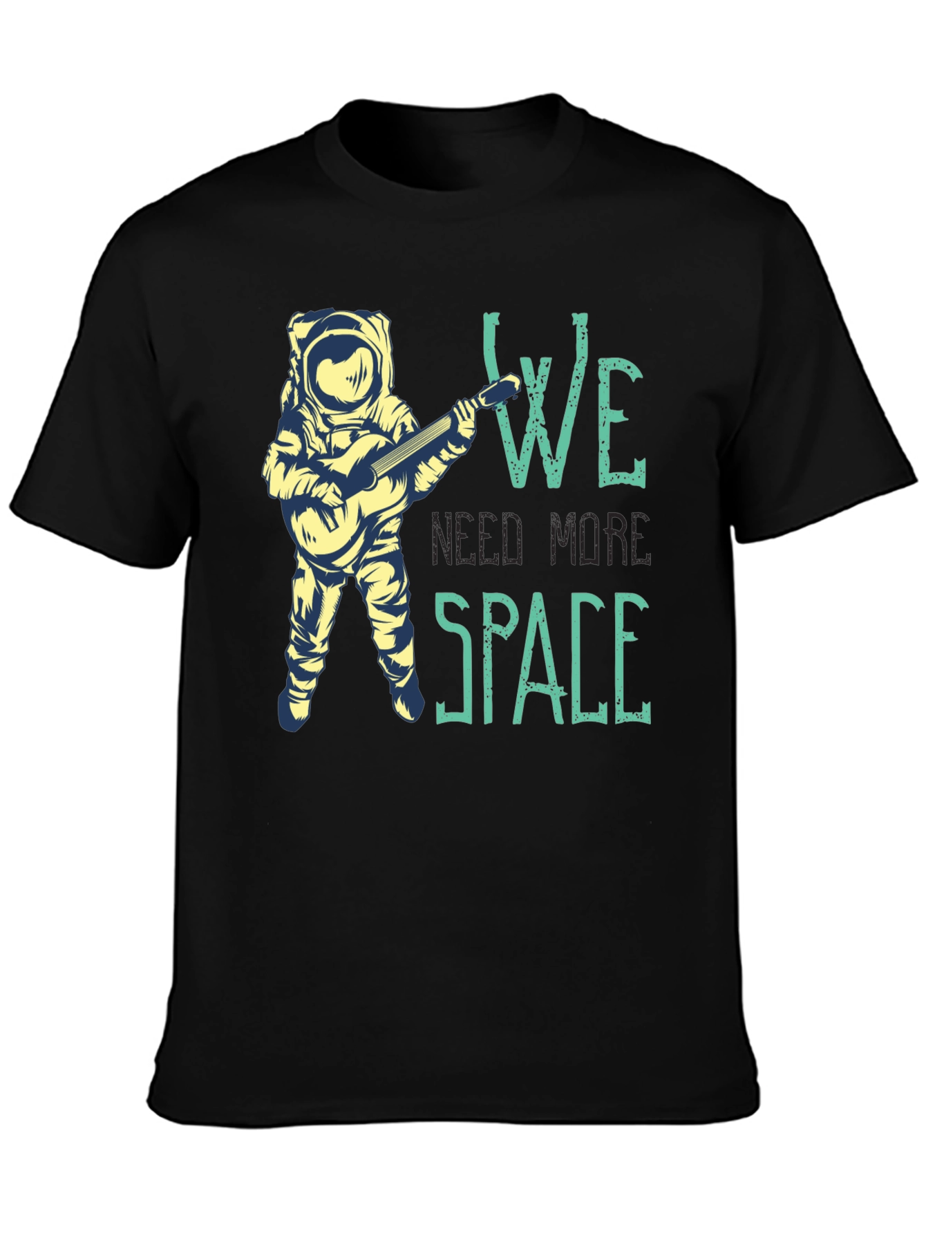 Astronaut Guitarist Graphic T-Shirt