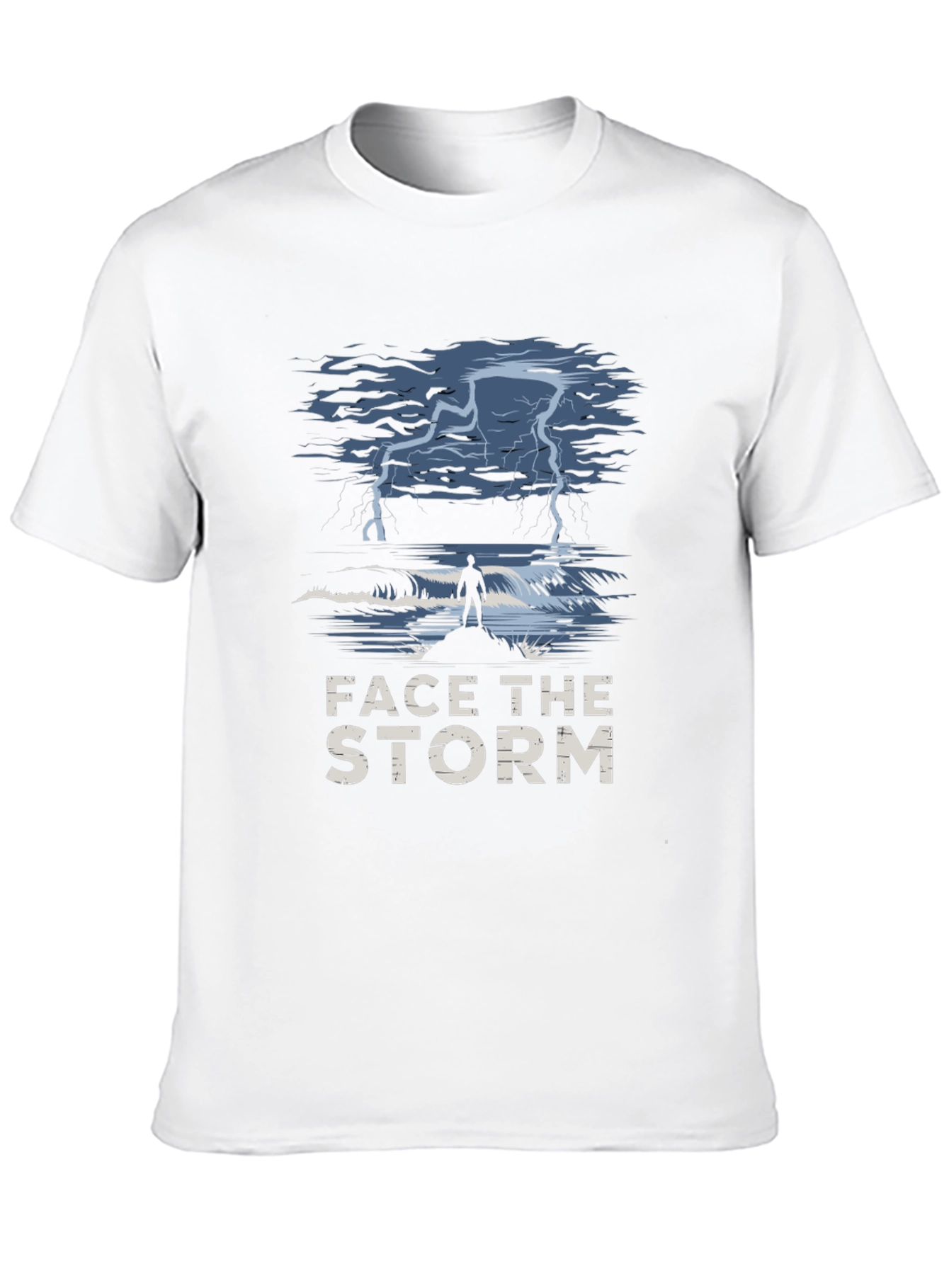 Face the Storm Graphic Tee - Black Unisex