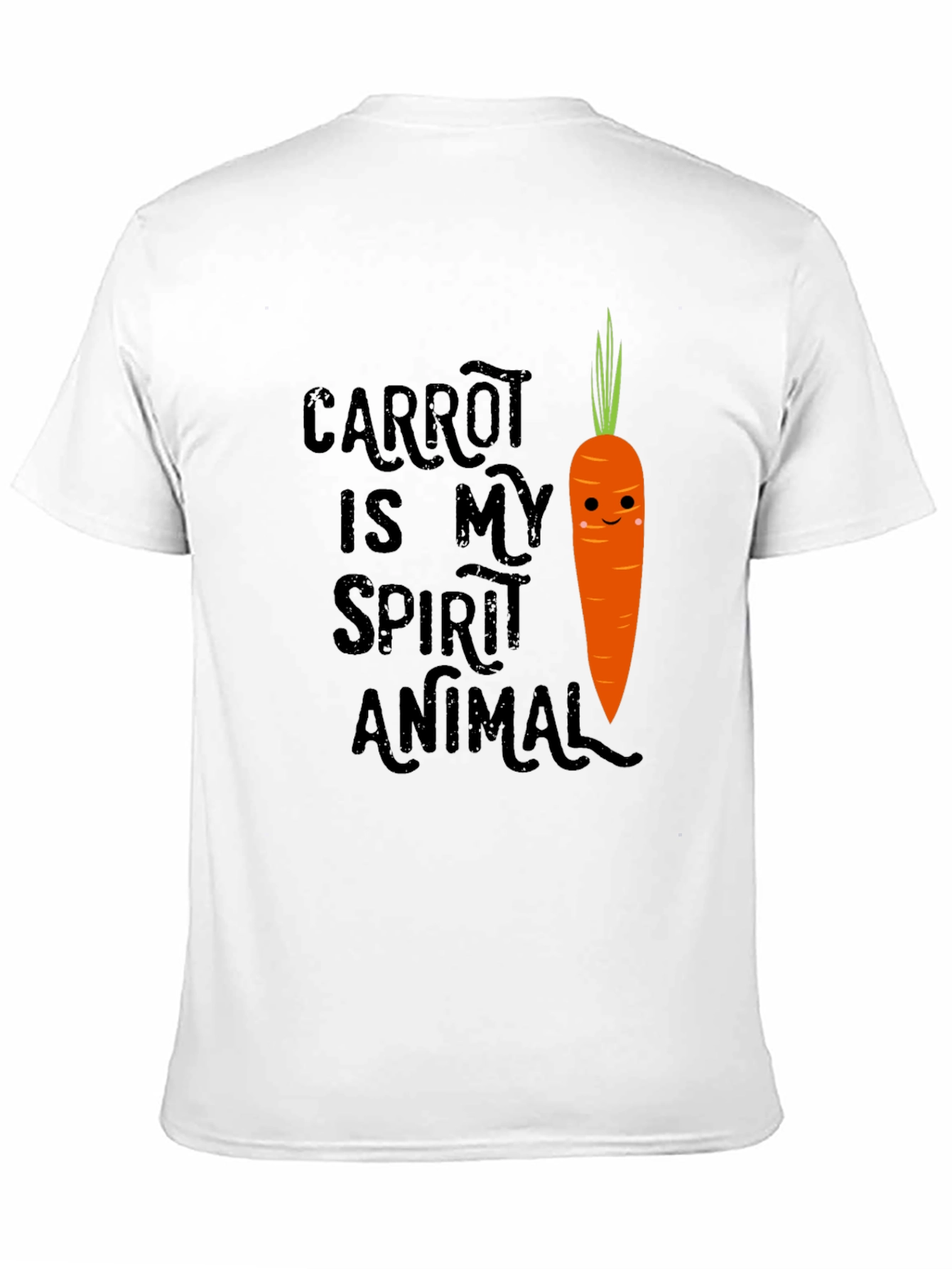 Carrot Spirit Animal Graphic T-Shirt - Soft Cotton Tee