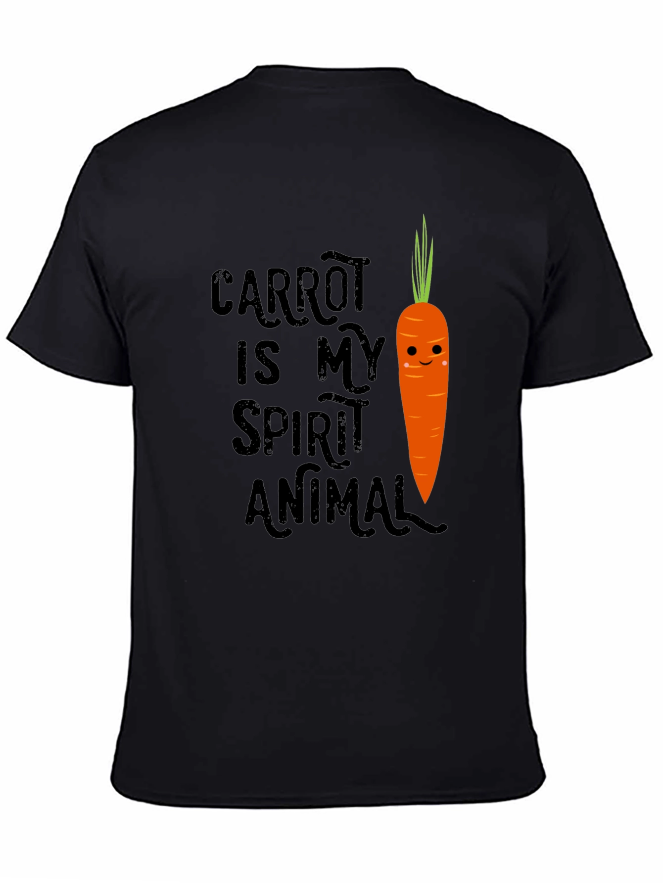 Carrot Spirit Animal Graphic T-Shirt - Soft Cotton Tee
