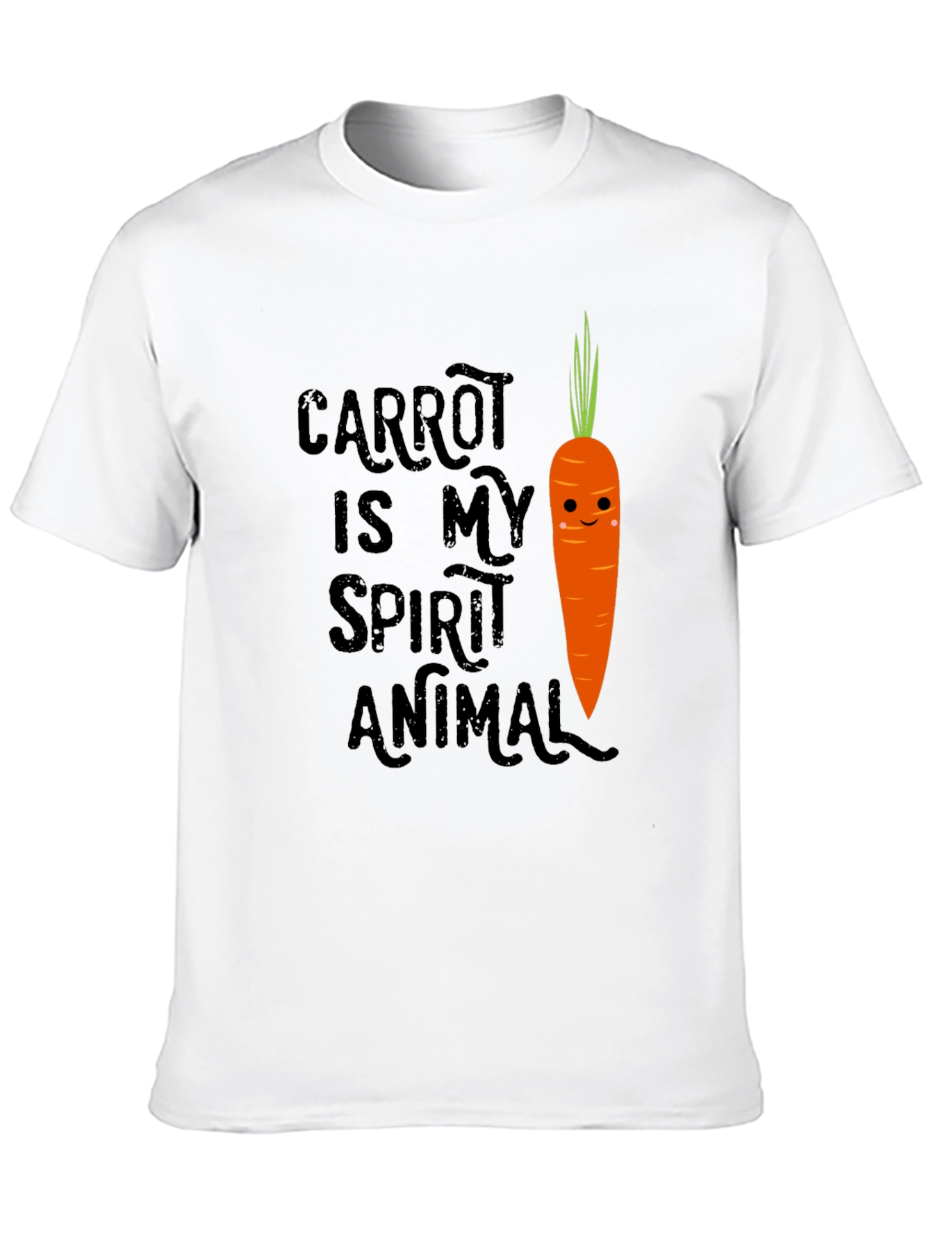 Carrot Spirit Animal Graphic T-Shirt - Soft Cotton Tee