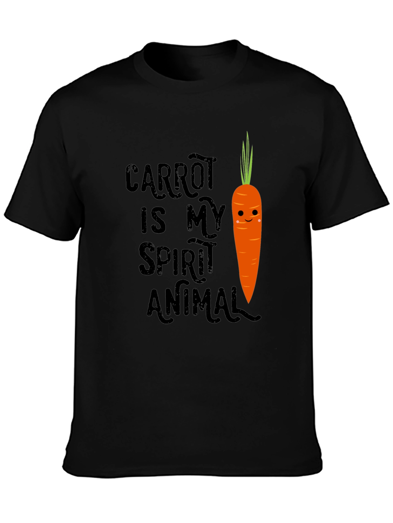 Carrot Spirit Animal Graphic T-Shirt - Soft Cotton Tee
