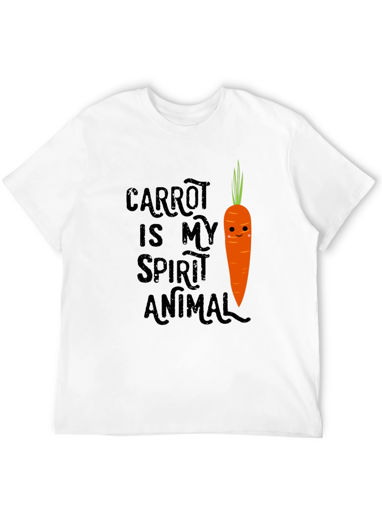 Carrot Spirit Animal Graphic T-Shirt - Soft Cotton Tee