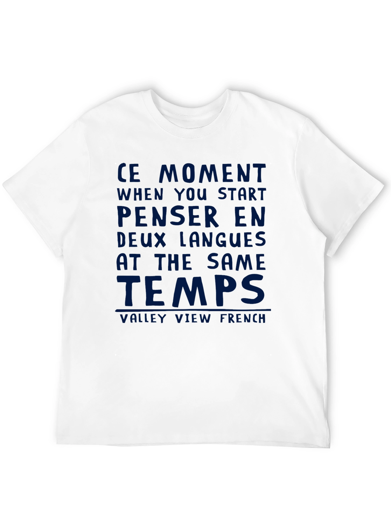 Bilingual T-Shirt - Penser En Deux Langues