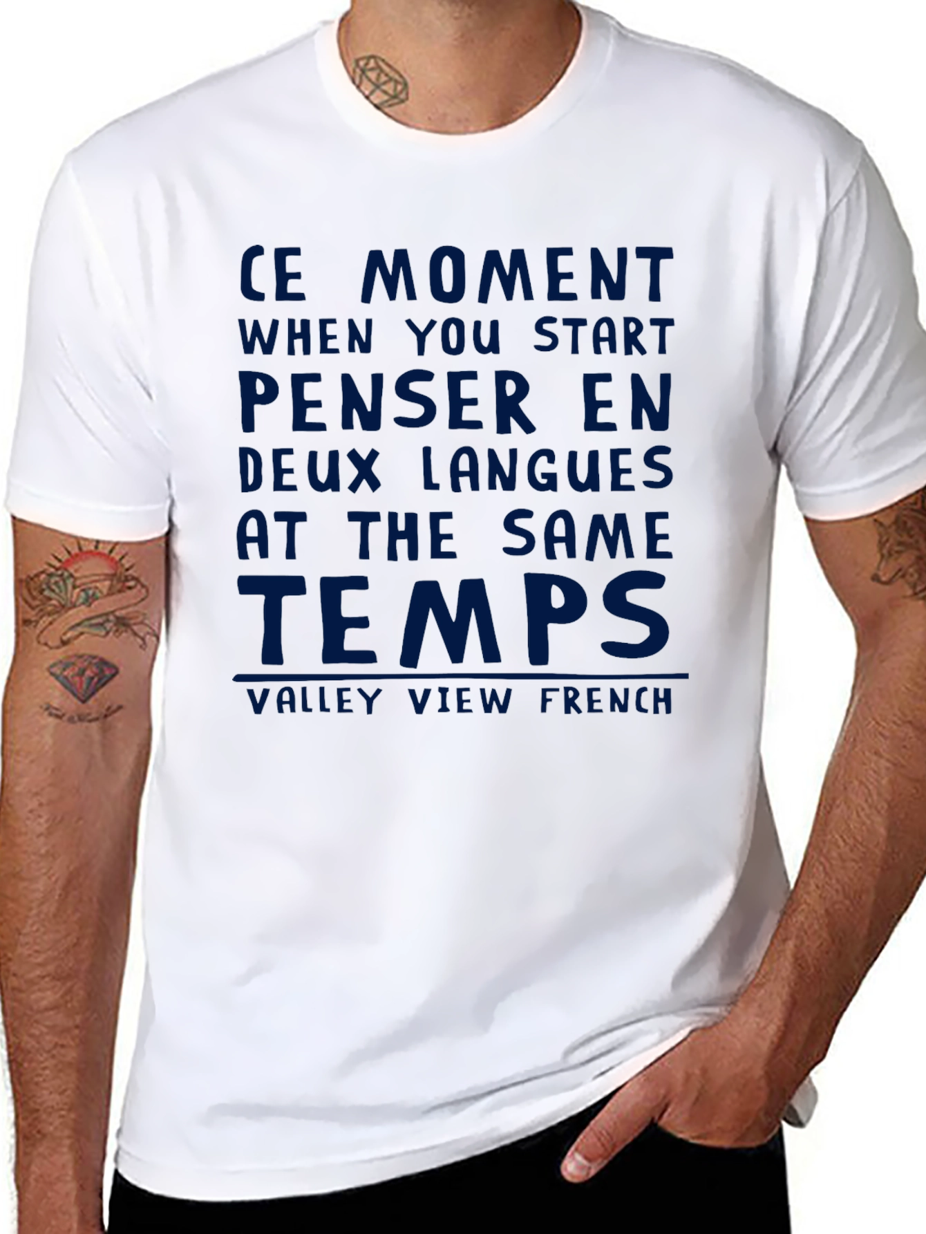 Bilingual T-Shirt - Penser En Deux Langues