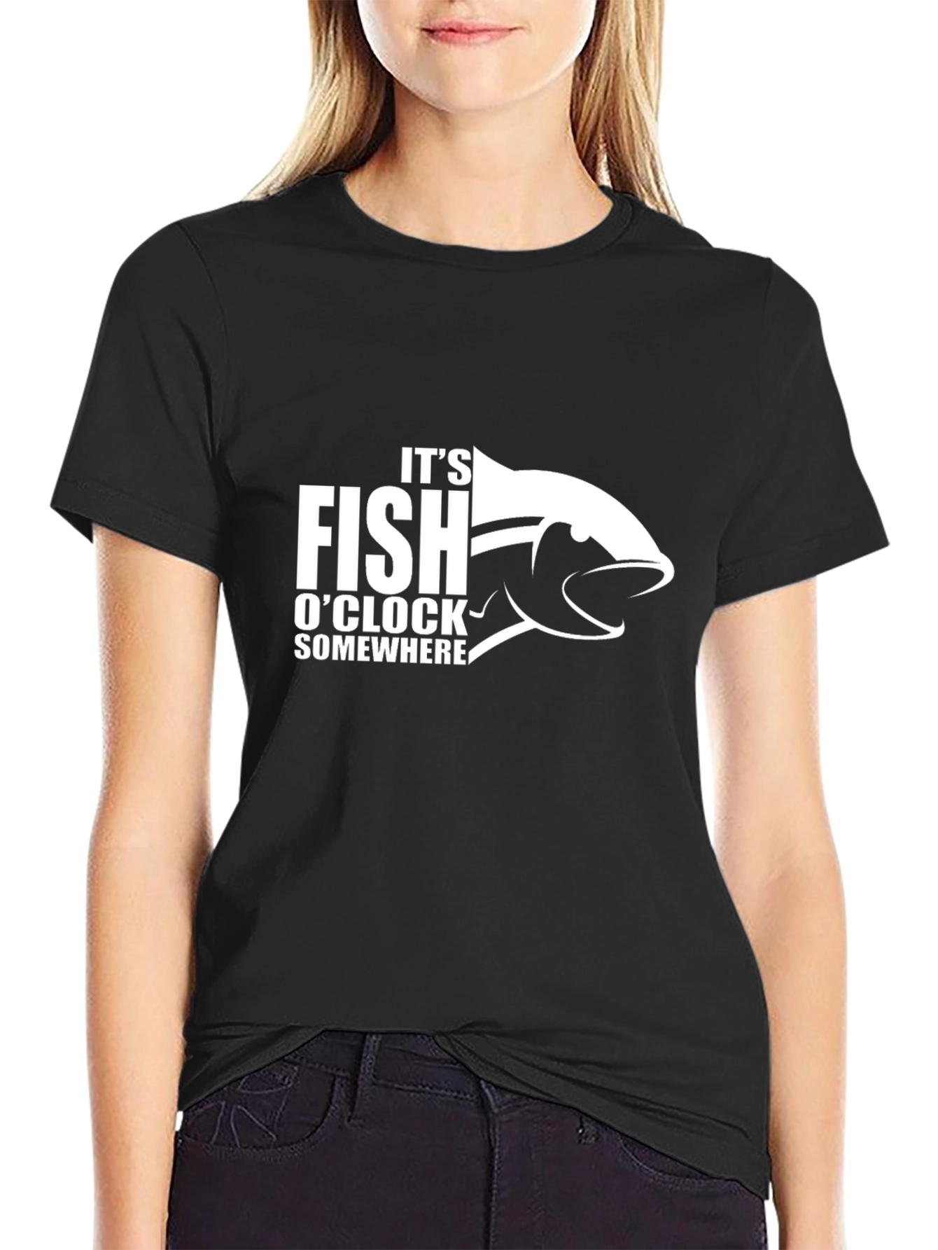 Fishing T-Shirt - Its Fish OClock Somewhere