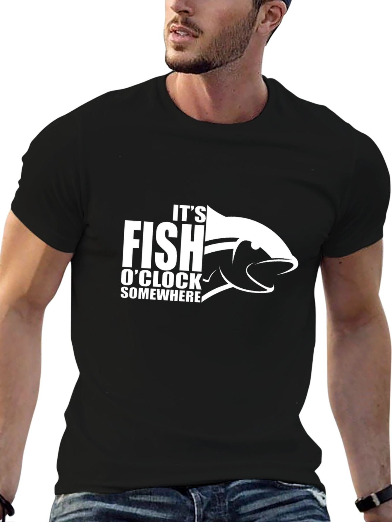 Fishing T-Shirt - Its Fish OClock Somewhere