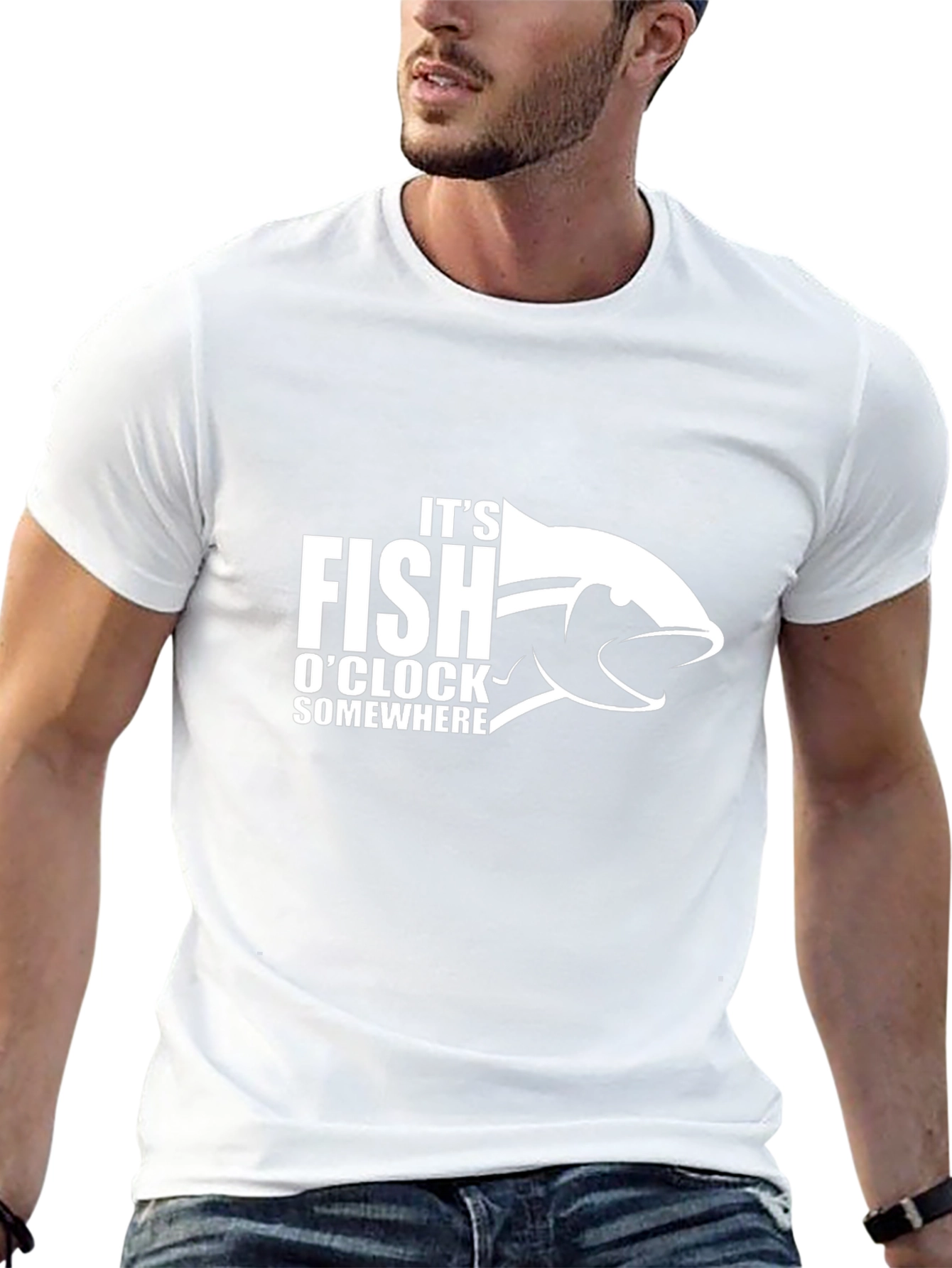 Fishing T-Shirt - Its Fish OClock Somewhere