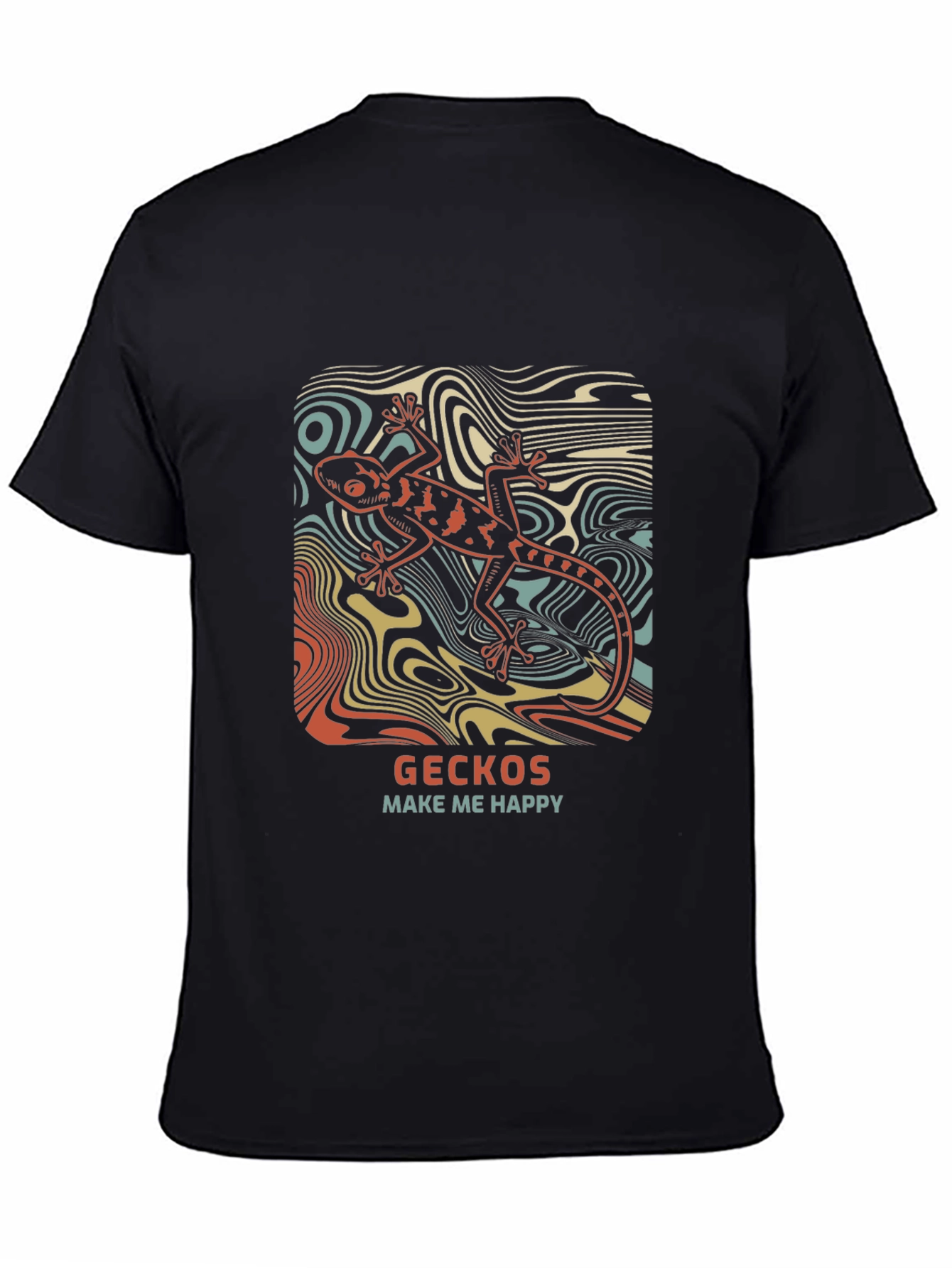 Gecko T-Shirt - Make Me Happy Lizard Tee