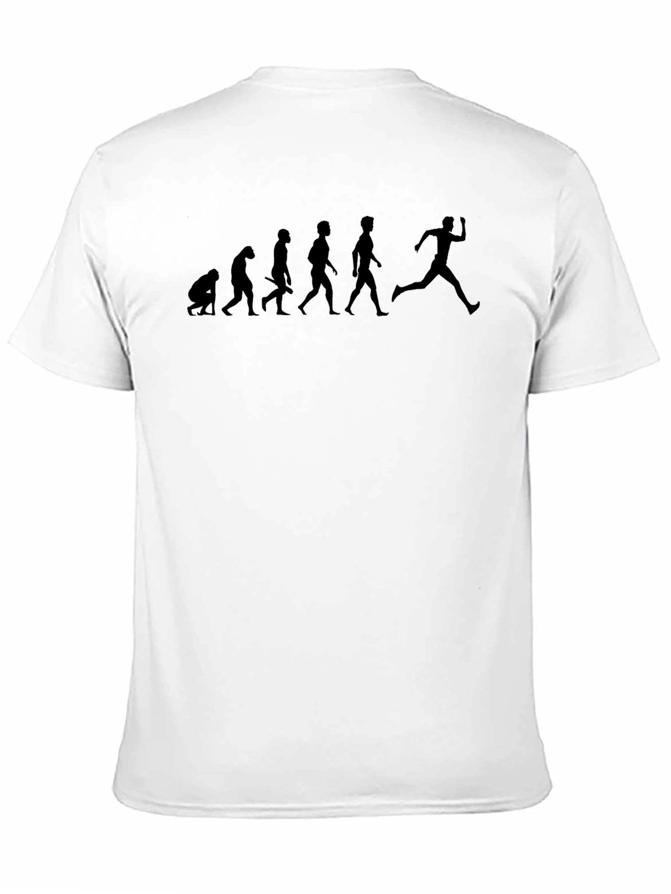 Evolution of Running Black T-Shirt