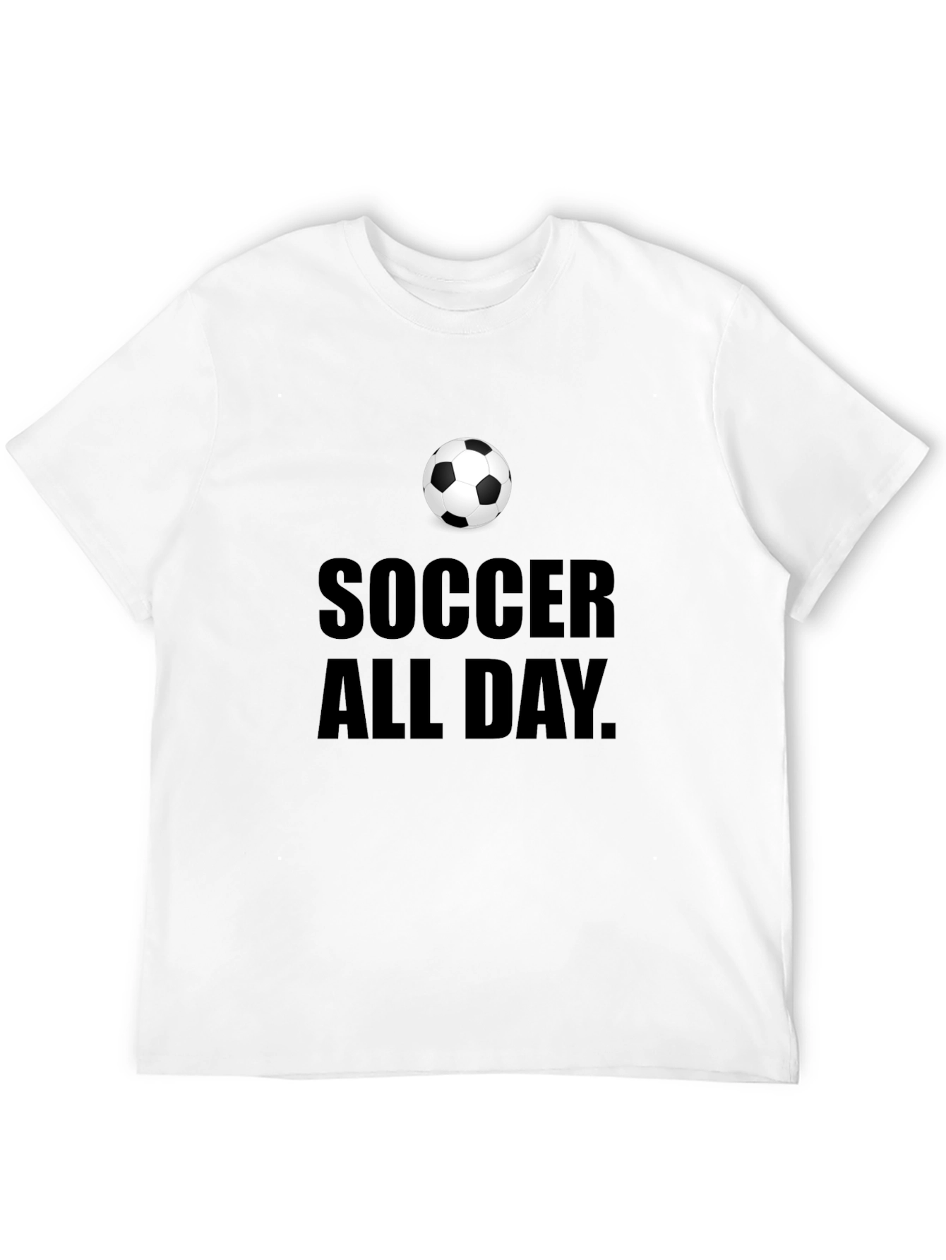 Soccer All Day Graphic Tee - Black