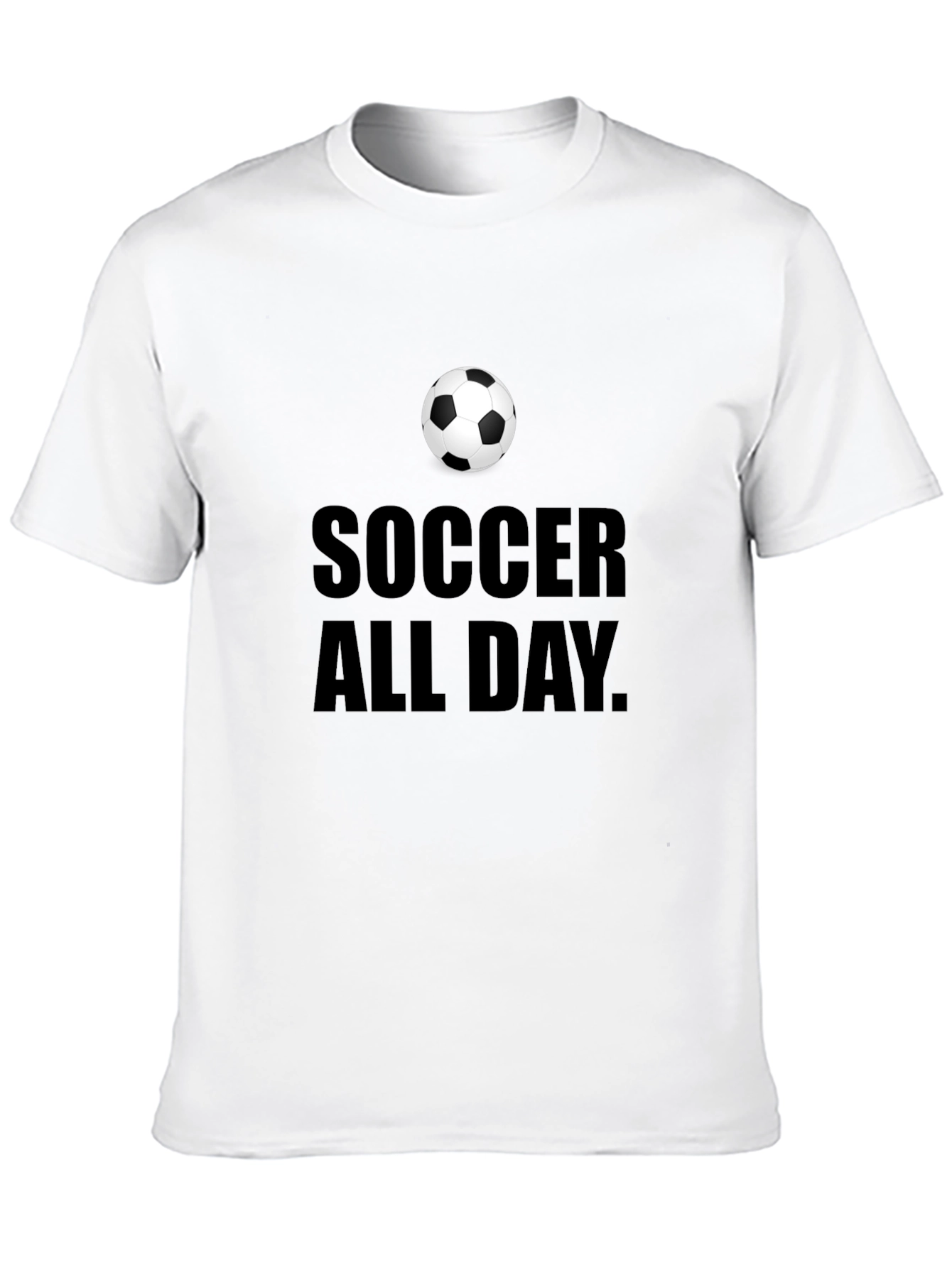 Soccer All Day Graphic Tee - Black