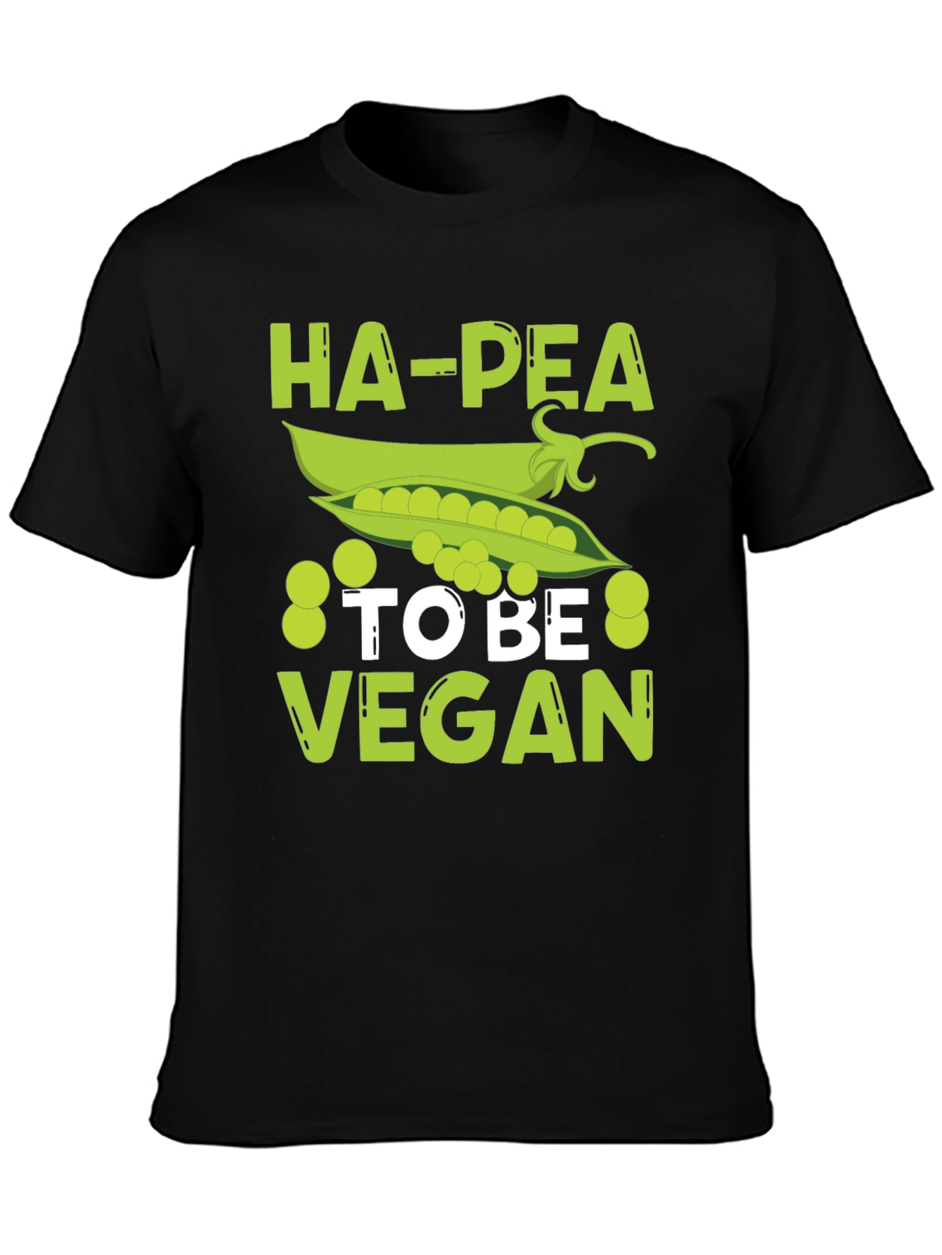 Ha-Pea To Be Vegan Graphic Tee