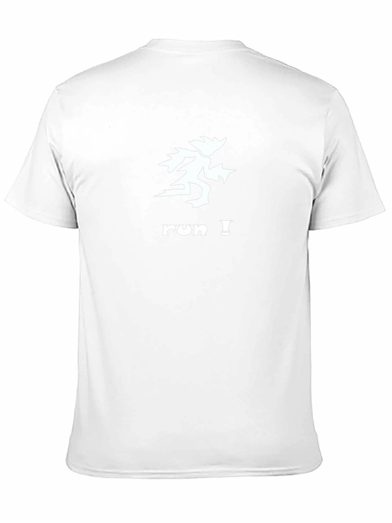 Run Graphic Tee - Black Cotton T-Shirt