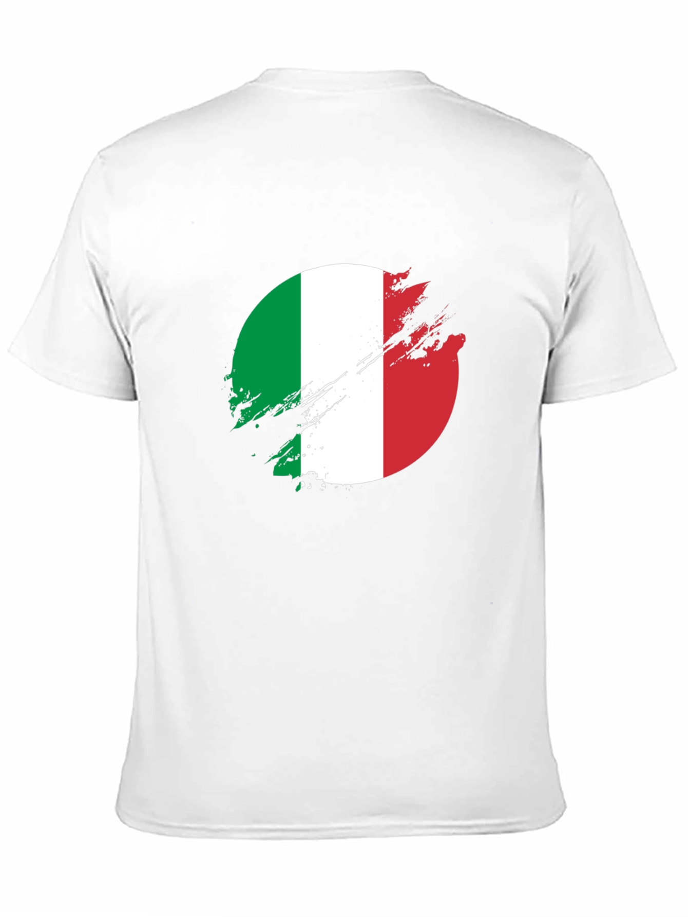 Italy Flag Graphic T-Shirt - Black