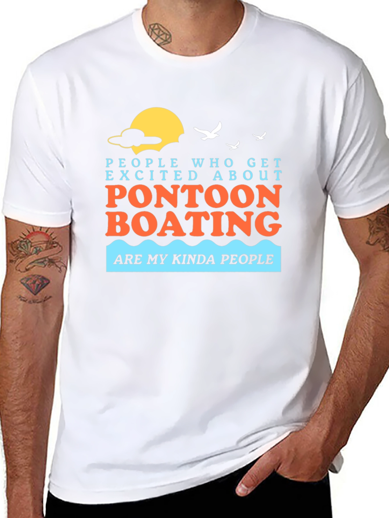 Pontoon Boating Graphic T-Shirt - Vacation Ready!