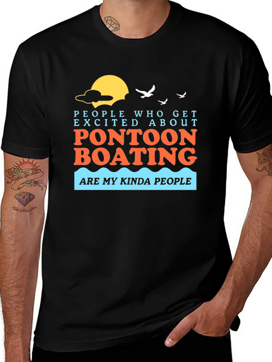 Pontoon Boating Graphic T-Shirt - Vacation Ready!