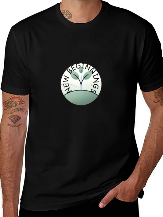 New Beginnings Graphic Tee - Black