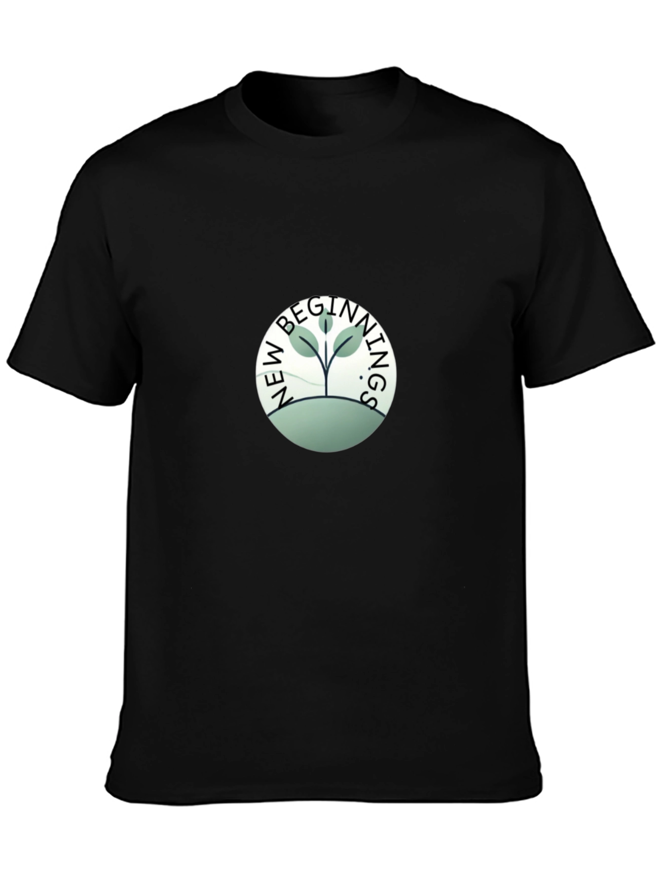 New Beginnings Graphic Tee - Black