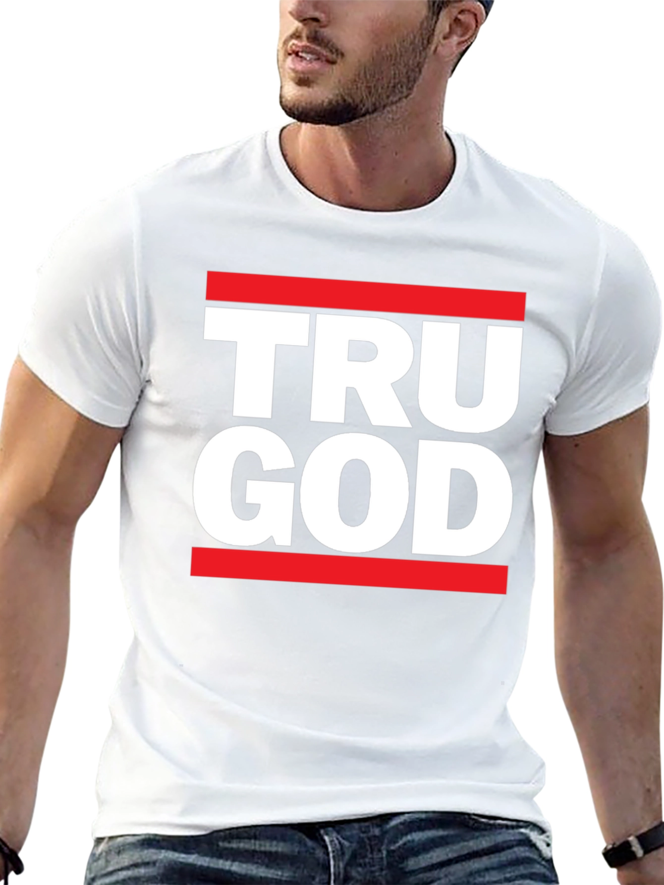 TRU GOD Graphic T-Shirt - Bold Statement Tee