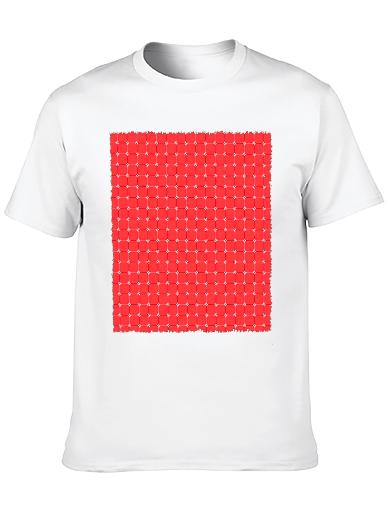Illusion Grid Tee - Mind-Bending Design